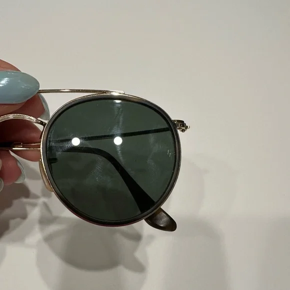 Ray-Ban Round Double Bridge Sunglasses - Picture 10 of 14